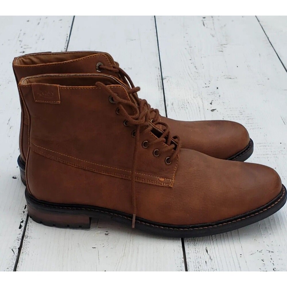G.H. BASS & CO. Men's Brown Hiking Ankle Boots Shoes Size 10